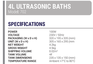 Ultrasonic Cleaner Bath