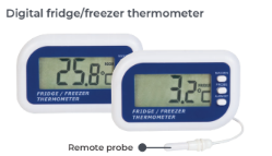 Digital fridgefreezer thermometer