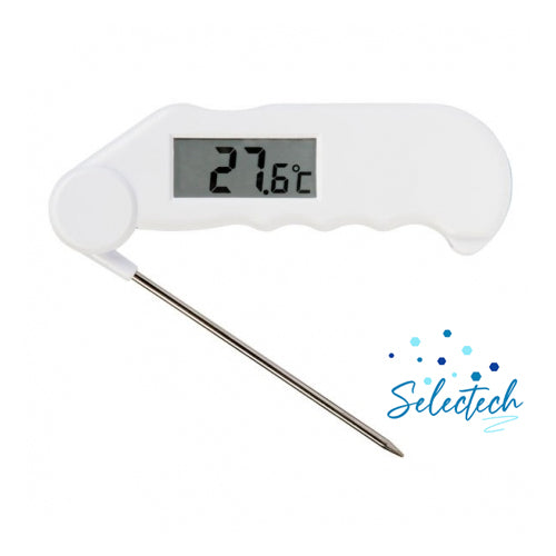 Gourmet thermometer - water resistant thermometer with folding probe