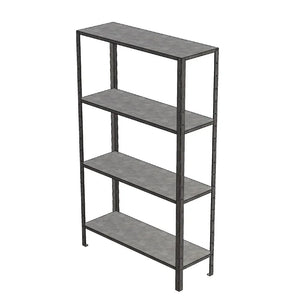 Scientific galvanised laboratory shelving system GV4W range