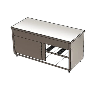Scientific stainless steel laboratory service counter SCHC range