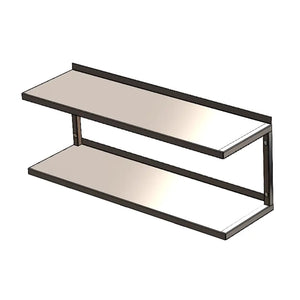 Scientific stainless steel laboratory wall shelf WS300D