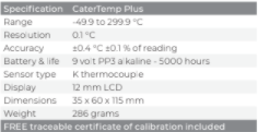 CATERTEMP® PLUS WATERPROOF THERMOMETER