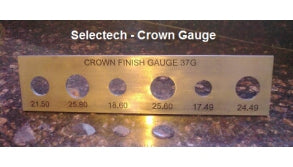5 Hole Crown Crimp Gauge