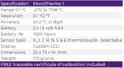 MICROTHERMA 1 THERMOMETER
