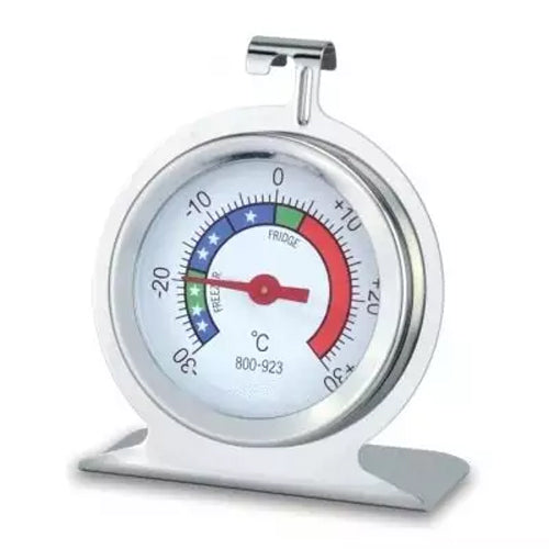 Stainless steel fridge/freezer thermometer with Ø50 mm dial