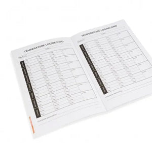 Temperature log book